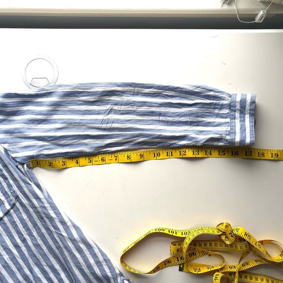 Beach Lunch Lounge Button Down Shirt, Anthropology, Cotton Linen Blend, Size S - Picture 8 of 8